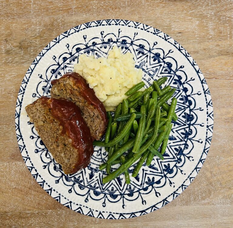 BBQ Glazed Cheddar Meatloaf