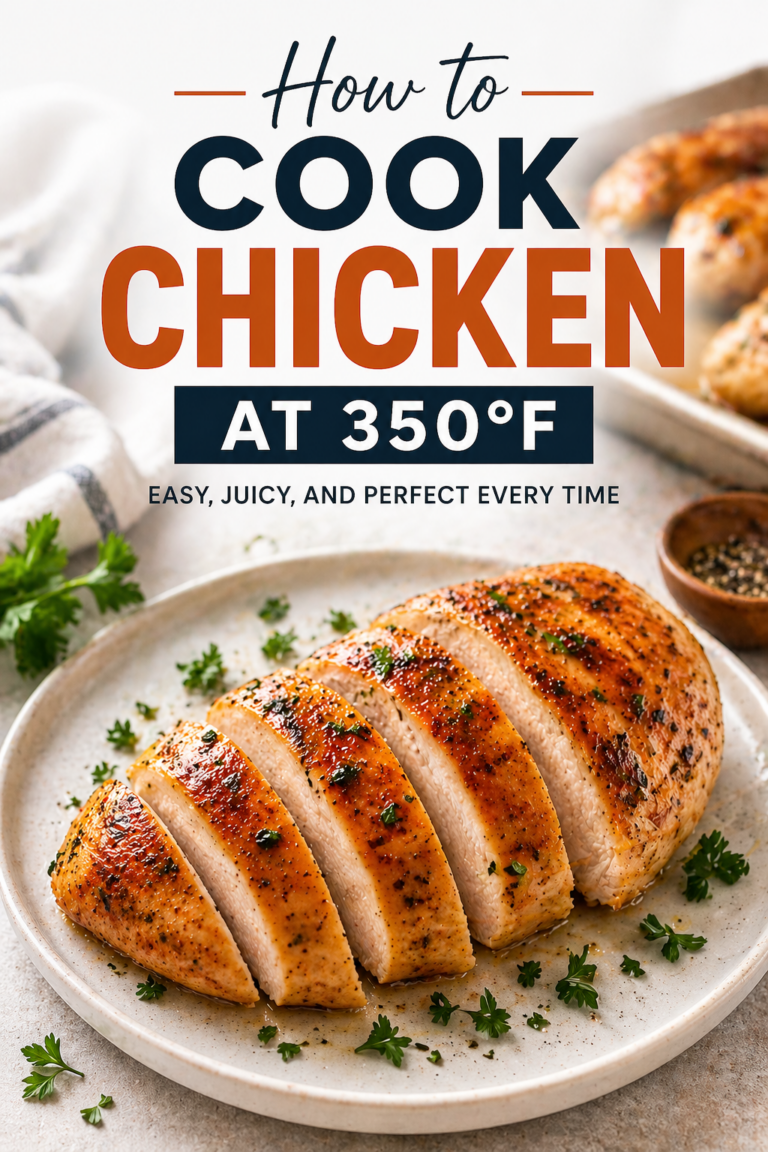 How Long to Bake Chicken at 350°F (The Easy Guide)